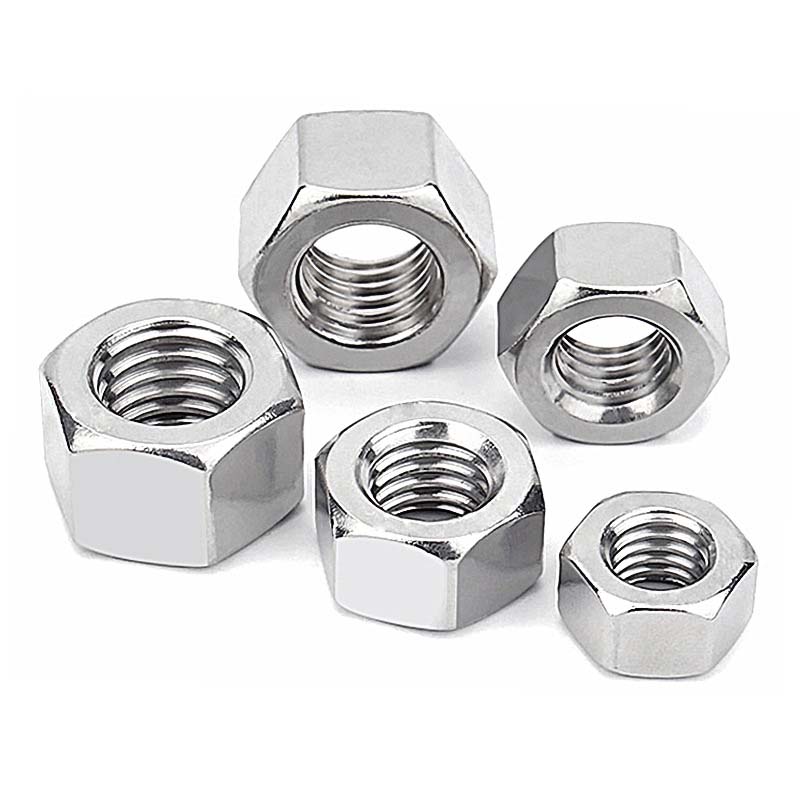 Svart hexagonmutter