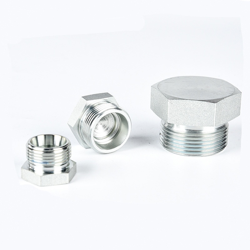 BSP Hane Captive Seal Plug Hydraulisk rörkoppling