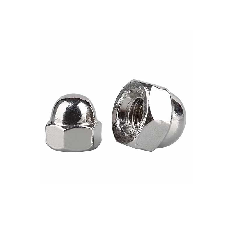Dimensionellt konsekventa Acorn Hexagon Nuts