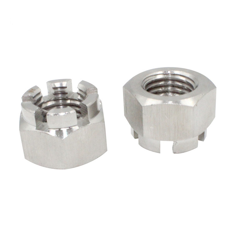 Dual Function Crown Nut med spår