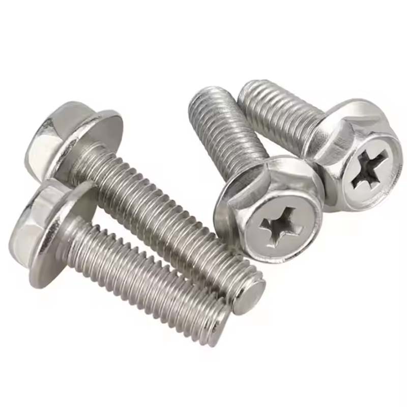 Grad 6.8 Cross Hexagon Flang Bolt