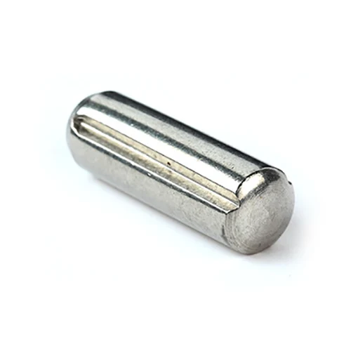 Räskad stift i full längd Parallell räfflad med avfasning