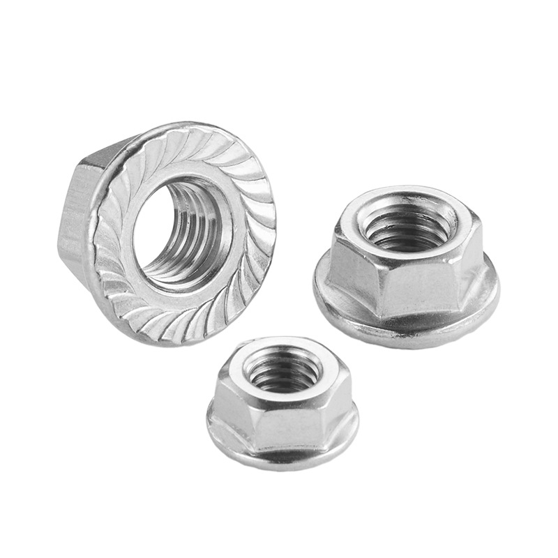Hexagonal flänslagermutter