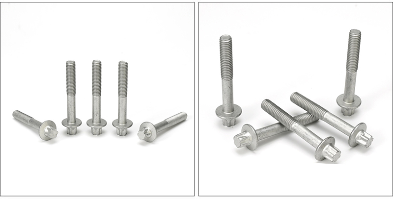 Hexagonal head bolts with large flanges Hexagonal head bolts with large flanges