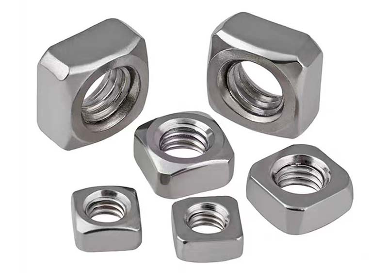 single chamfered square nut