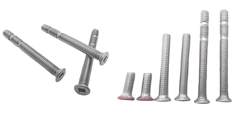 Square recess countersunk screw Square recess countersunk screw
