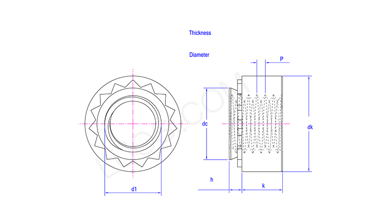 Dependable Clinching Nut