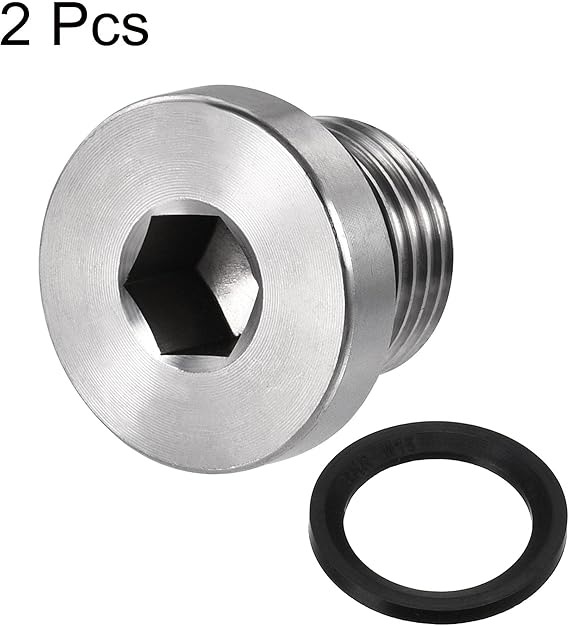 BSP Male Captive Hollow Seal Plug