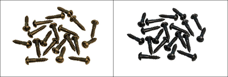 Round Head Slotted Wood Screws Silicon Bronze