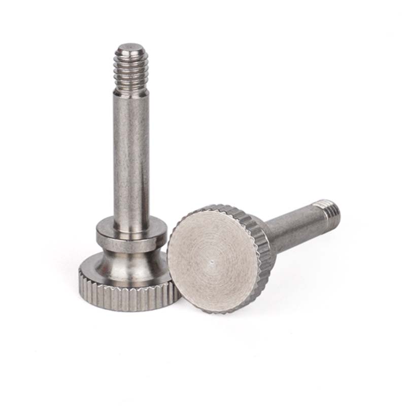 Knurling huvudet räfflade tumskruvar