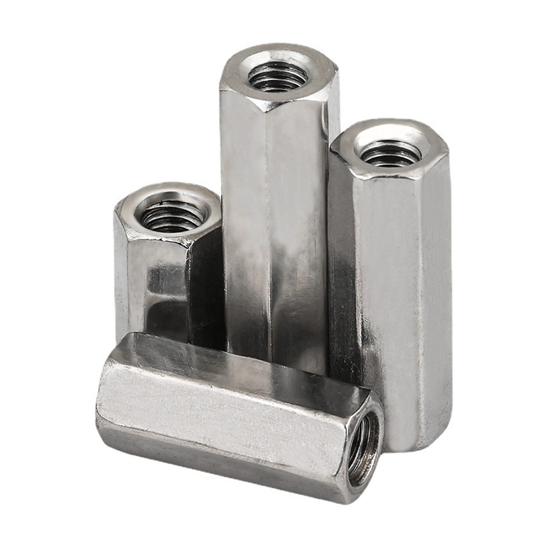 Lång hexagonal kopplingsmutter