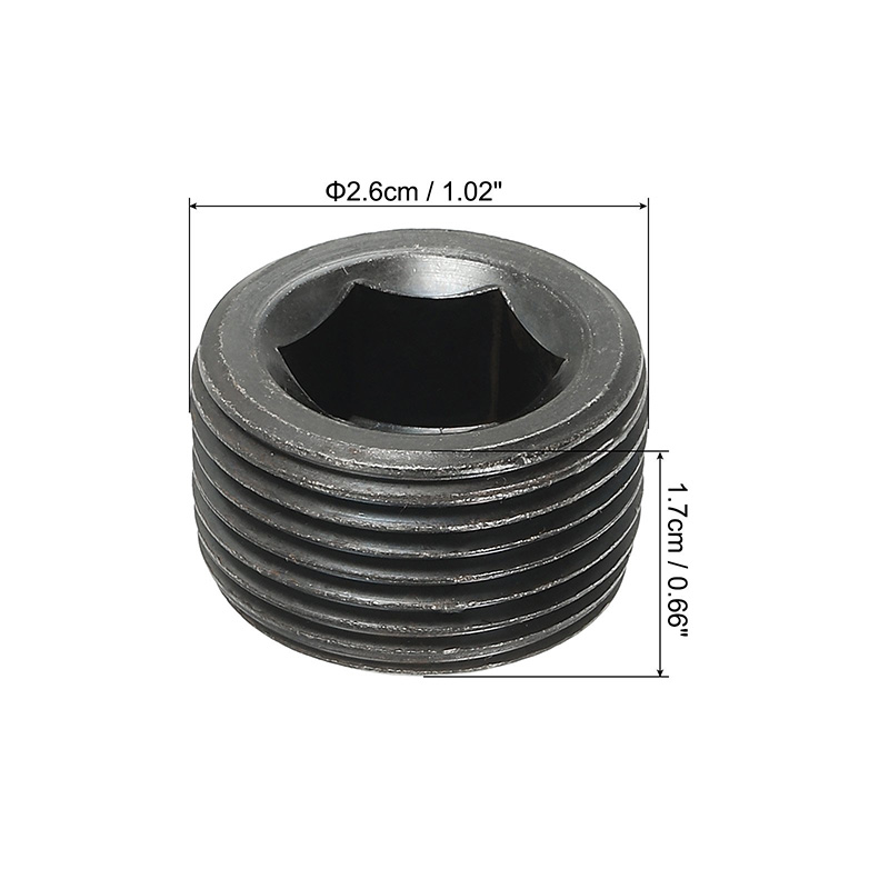 NPT hane invändig sexkantsgänga Pipe Stickkontakt
