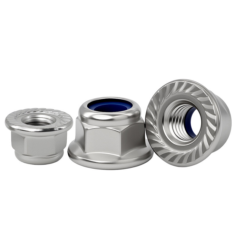 Rådande sexkantsmuttrar av vridmomenttyp med fläns