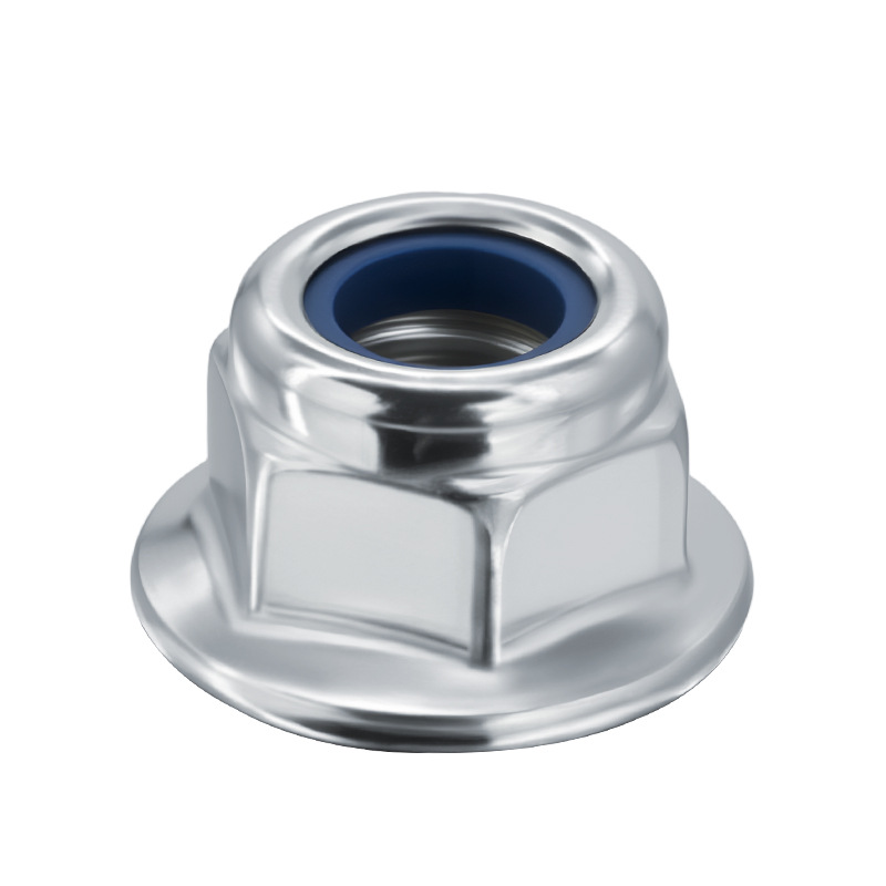 Rådande sexkantsmuttrar av vridmomenttyp med flänslåsmutter