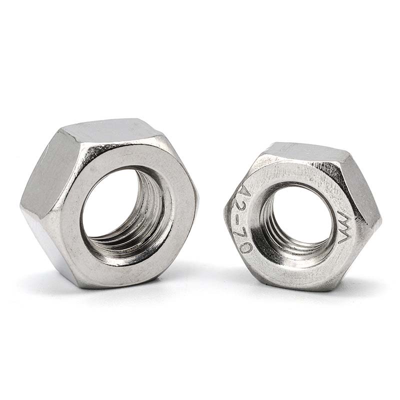 Semi färdig hexagon tunn mutter