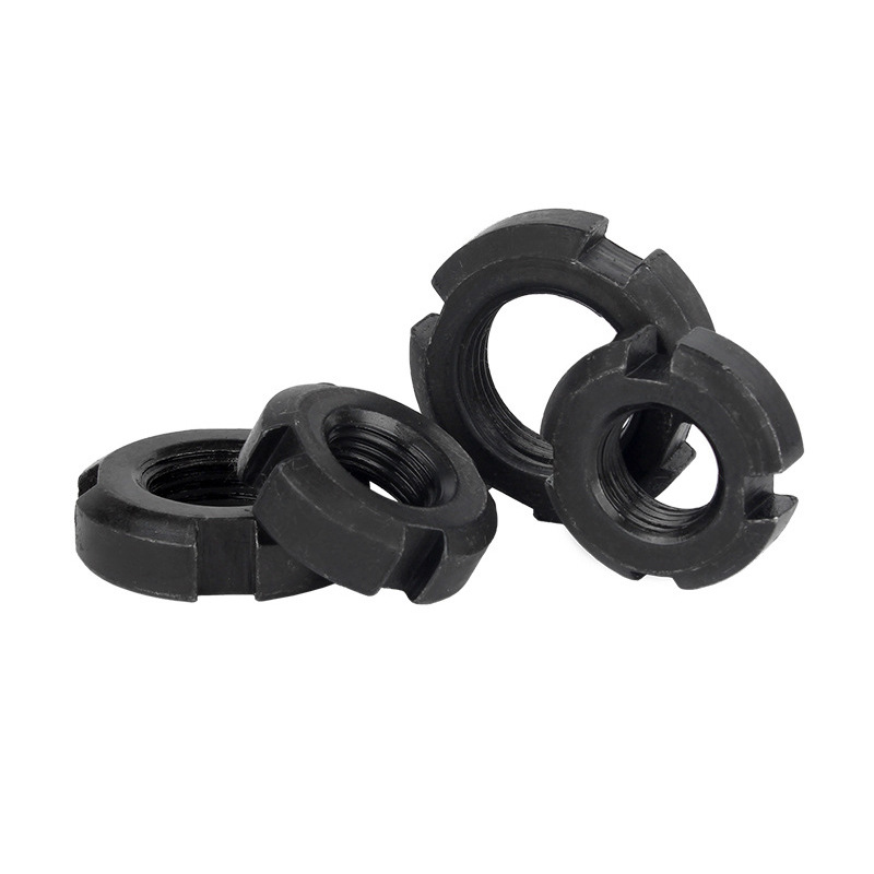 Slitsad cirkulär mutter