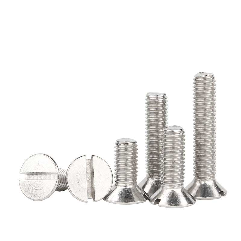 Slotted Countersunk huvudskruv