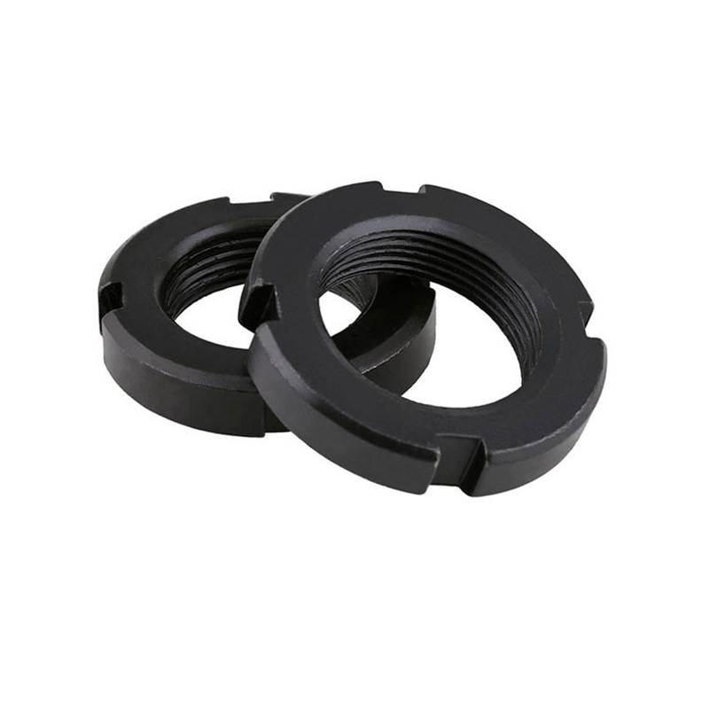 Slitsad rund låsmutter